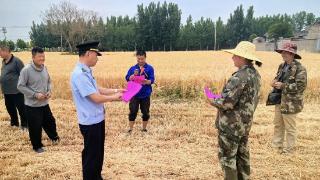 微山县农业农村局督查指导“三夏”农机安全生产工作