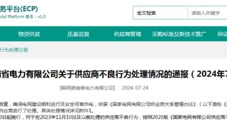 因串通投标，山东中科蓝天被国网湖南省电力公司拉黑3年