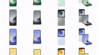 颜值逆天！三星Galaxy Z Flip6渲染图出炉：共4款配色