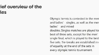 巴黎奥运会网球比赛场地确定 男单决赛五盘三胜