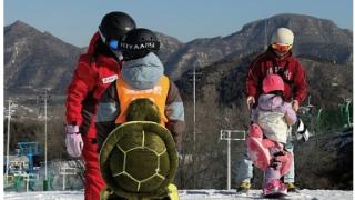 蛇元素雪具热销 滑雪消费场景渐趋多元