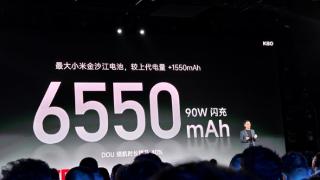 比Pro版本更大、续航暴增40%！REDMI K80搭载6550mAh最大小米金沙江电池