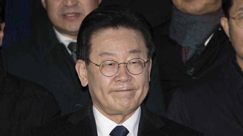 韩国最大在野党党首李在明将就涉地产开发舞弊案到案受讯