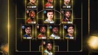 法甲赛季最佳阵容：姆巴佩、梅西领衔，巴黎、朗斯各4将入选