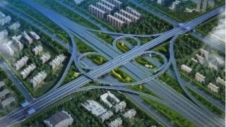 中心城区与西咸新区互联互通项目科技二路市政道路正式通车