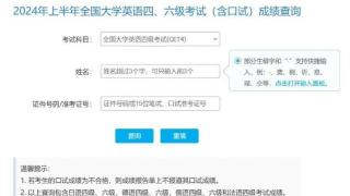 全国大学英语四、六级考试成绩今日出炉