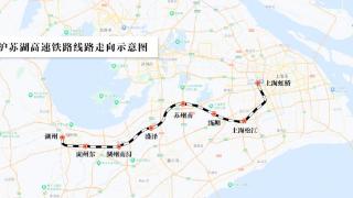 今日，沪苏湖高铁接触网全线架设完成！