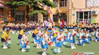 石家庄市鹿泉区幼儿园开展篮球运动文化特色教育活动