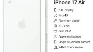 苹果iPhone 17 Air或将仅6.25mm厚
