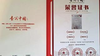 莒南县大店镇中心小学参加“书写中国”活动