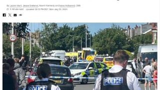 英国发生持刀袭击事件 2名儿童死亡9人受伤