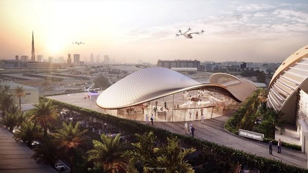 电动空中出租将成为迪拜新时代交通枢纽