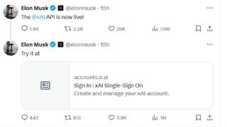 马斯克官宣！xAI正式推出API 允许Grok模型集成到其他应用