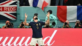姆巴佩和吉鲁成为法国单届世界杯进球第二多的组合