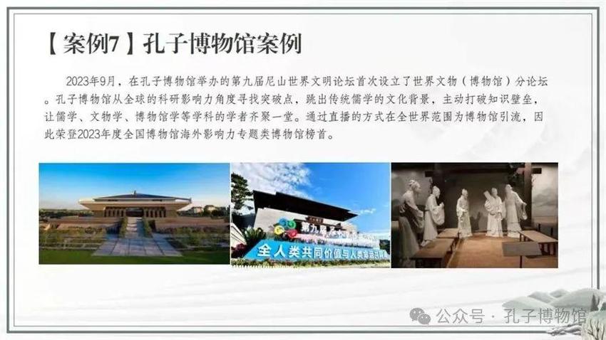 孔子博物馆荣登2023年度全国博物馆（展览）海外影响力百强榜