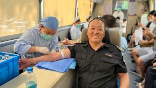 唯亭街道组织开展2023年度义务献血活动