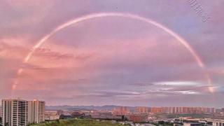 天空送来小惊喜！大彩虹刷爆重庆人朋友圈