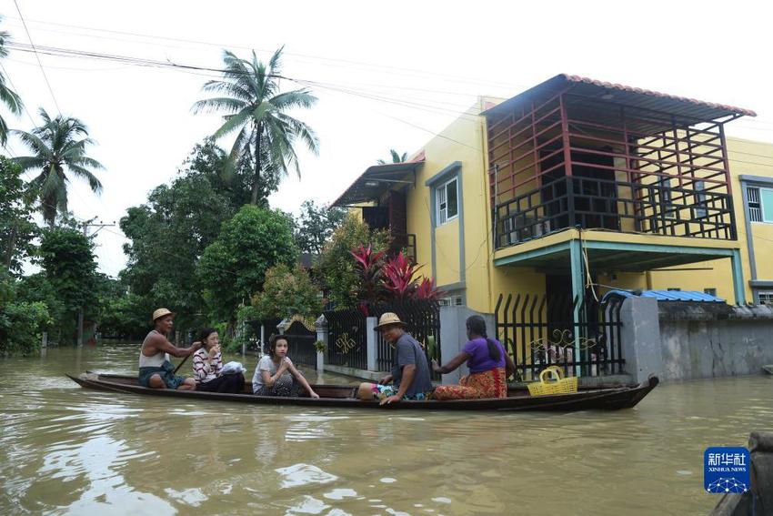 缅甸：遭遇洪水