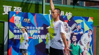 上海网球大师赛球童训练营结束，孩子们顶着骄阳为梦想奋斗